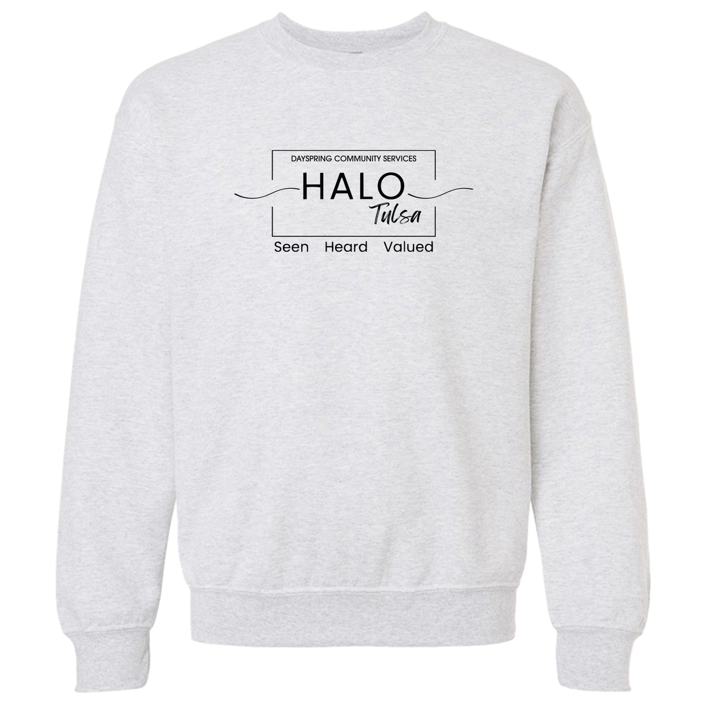 Halo Tulsa - Adult Blended Crewneck Sweatshirt