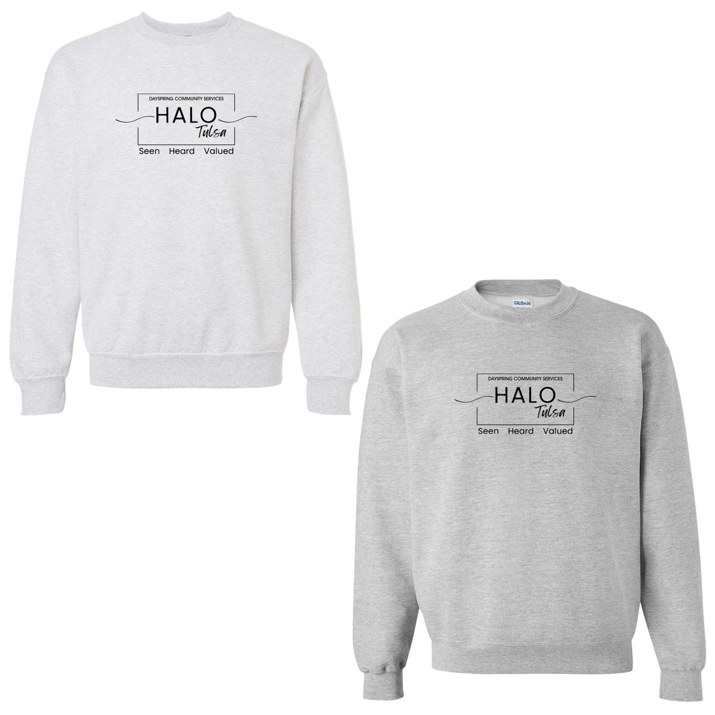 Halo Tulsa - Adult Blended Crewneck Sweatshirt