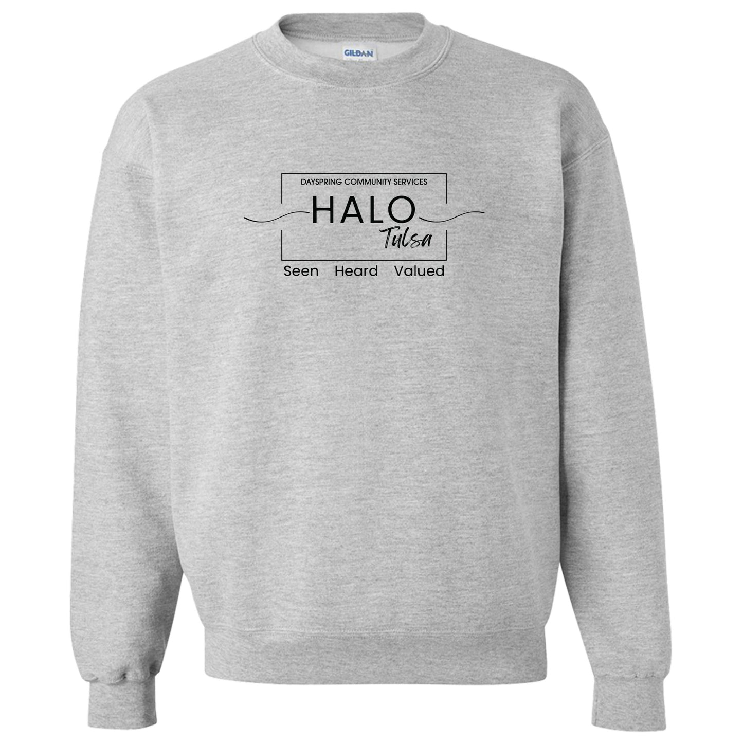 Halo Tulsa - Adult Blended Crewneck Sweatshirt