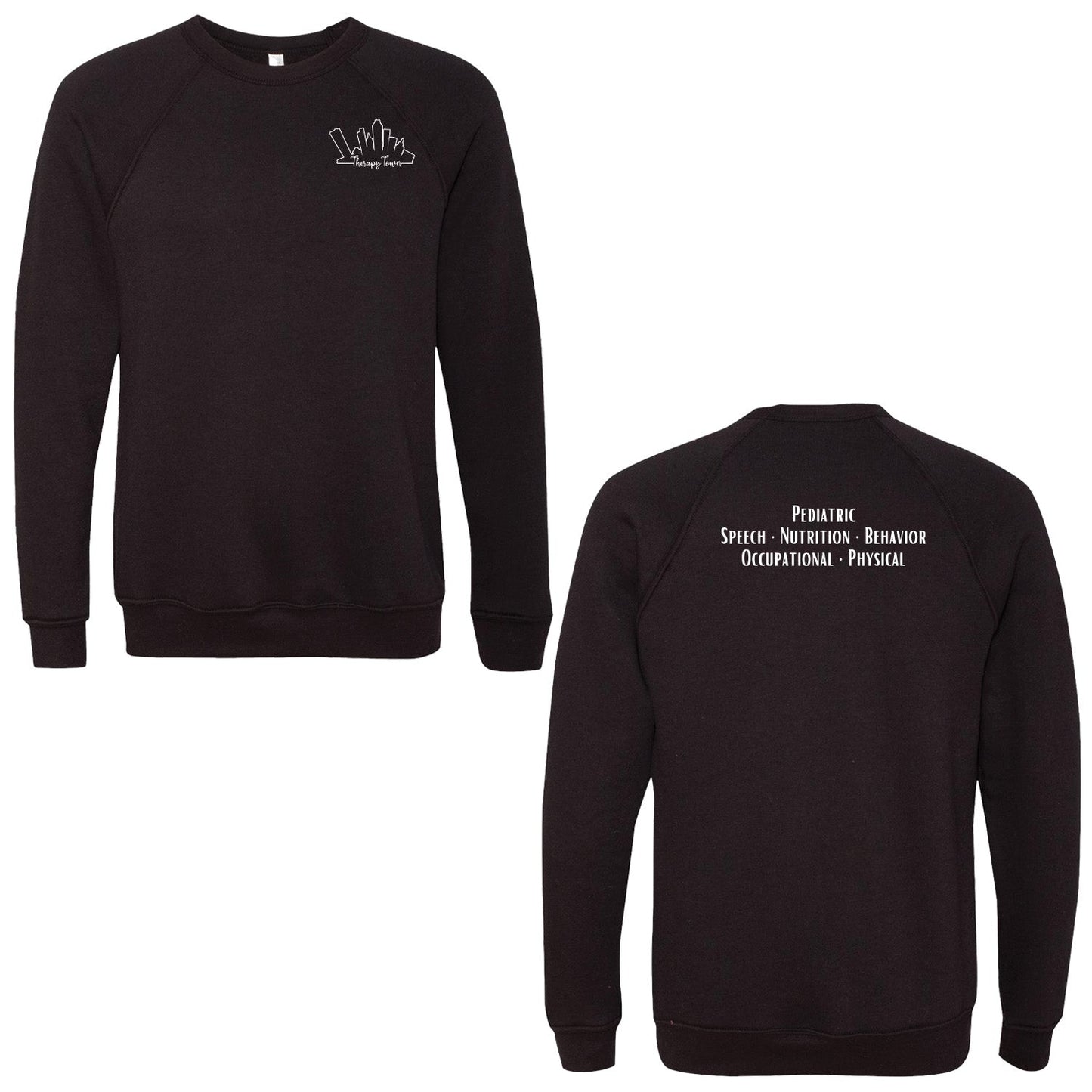 Therapy Town - Adult/Unisex Crewneck Sponge Fleece Sweatshirt
