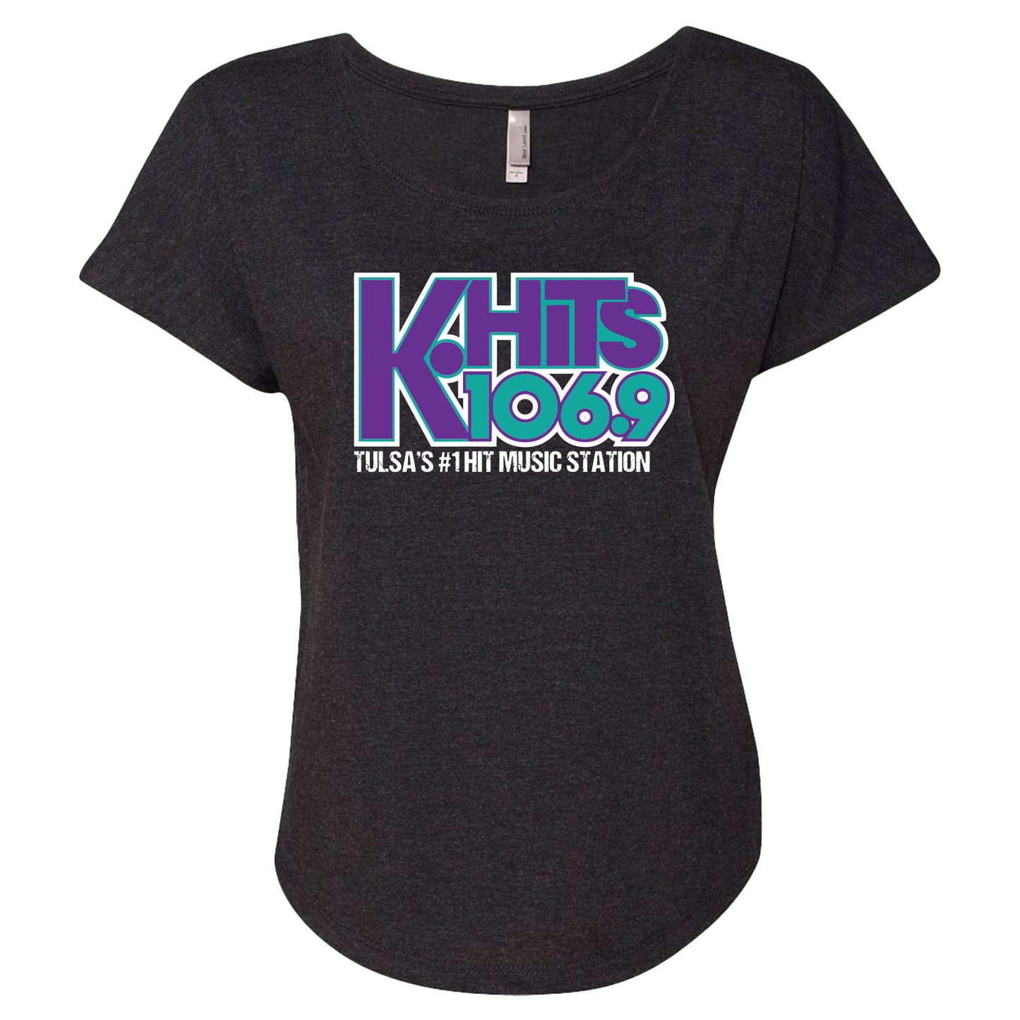 106.9 K-Hits - Women's Tri-Blend Dolman T-Shirt