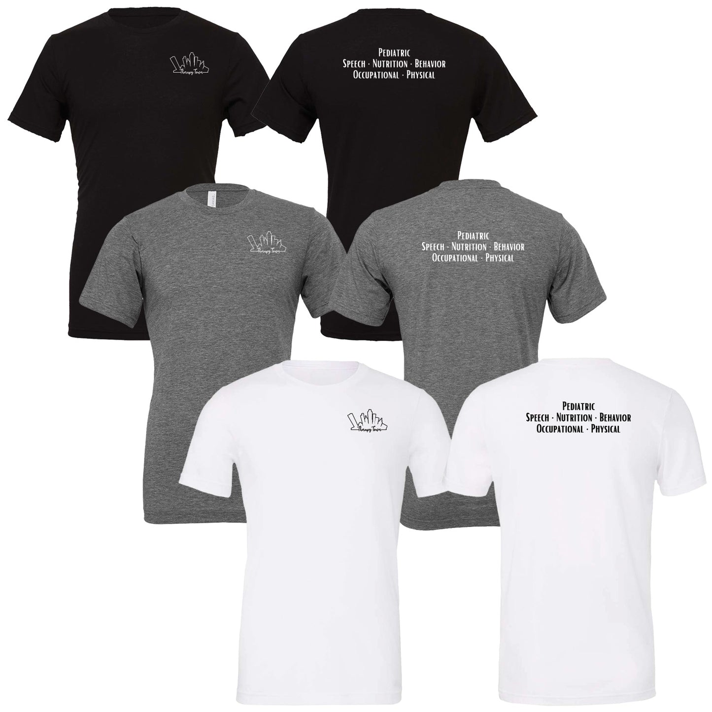 Therapy Town - Adult/Unisex Fashion Blended Short Sleeve T