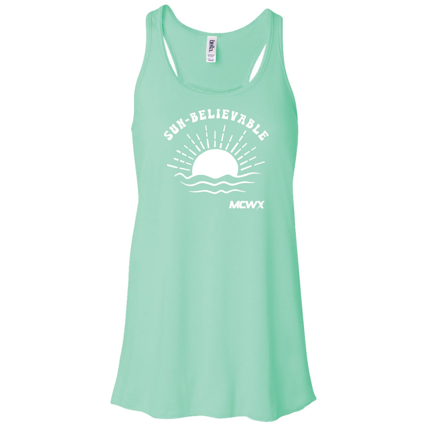 Mike Collier WX - "Sun-Believable" Ladies Flowy Tank Top