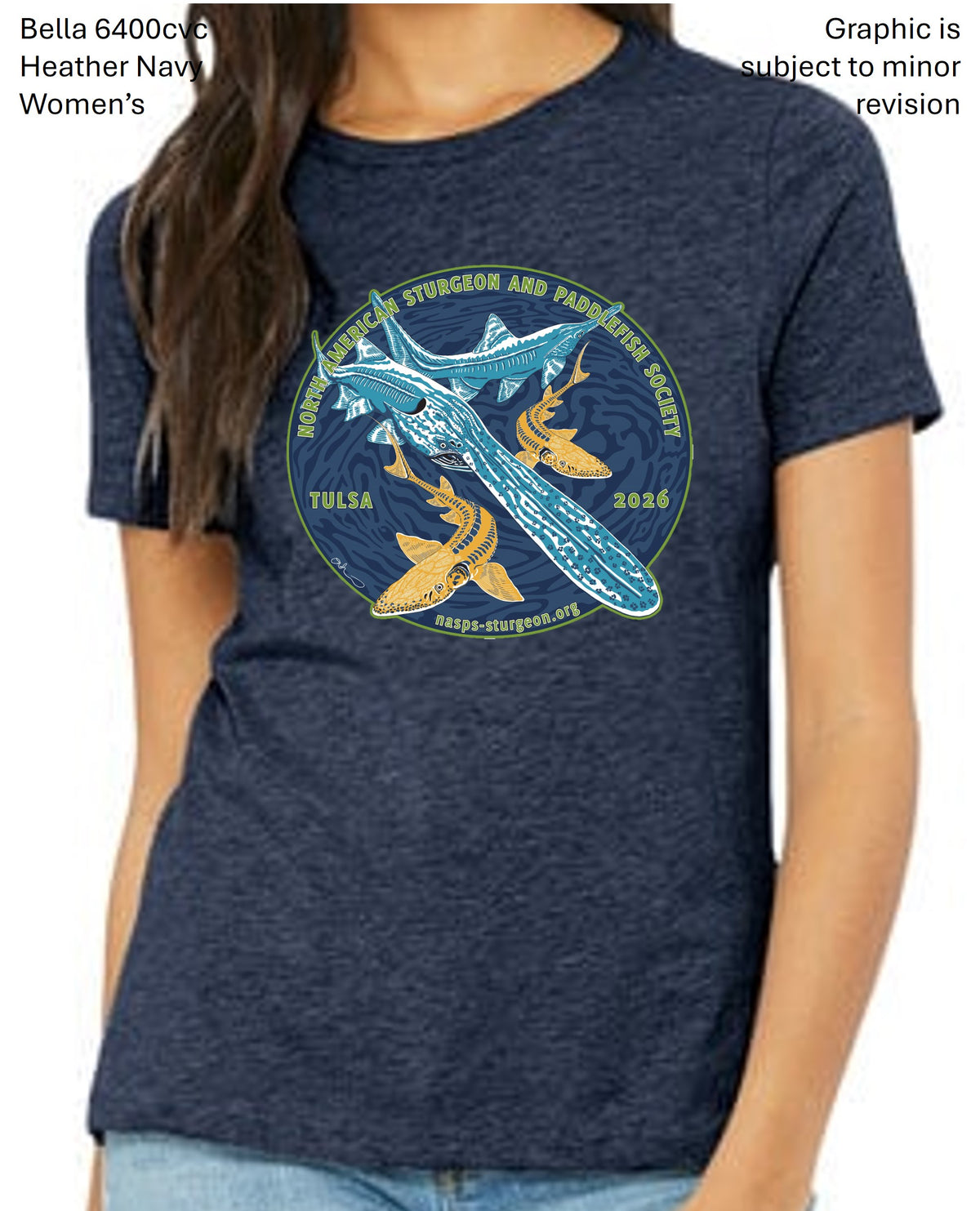 NASPS 2026 Women's Relaxed Blended SS T