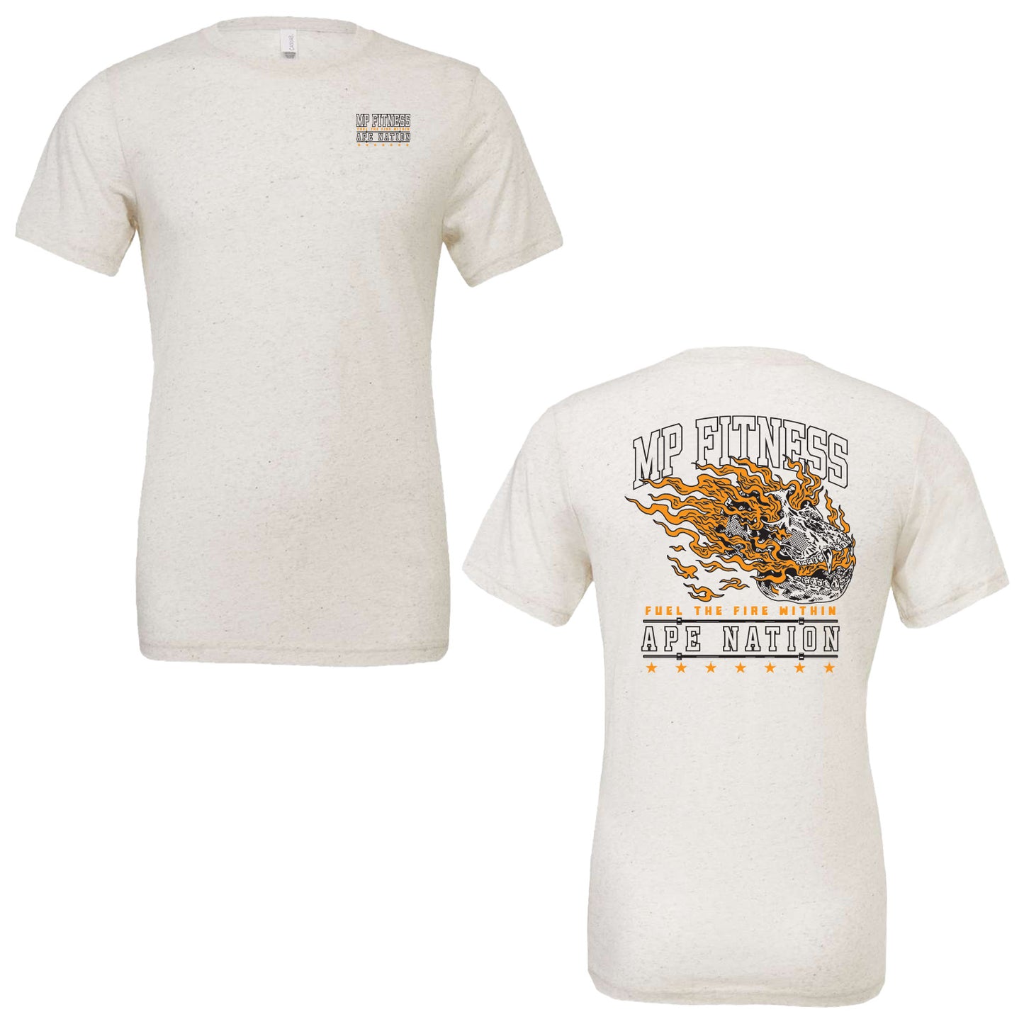 MP Fitness - "Fuel The Fire" Adult/Unisex Tri-Blend SS T