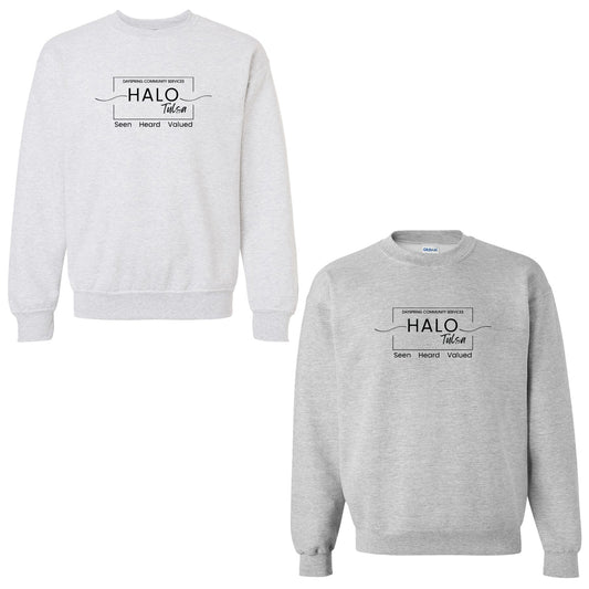 Halo Tulsa - Adult Blended Crewneck Sweatshirt