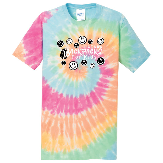 GTAR Backpacks For Kids - Youth/Adult Short Sleeve Tie-Dye Tee