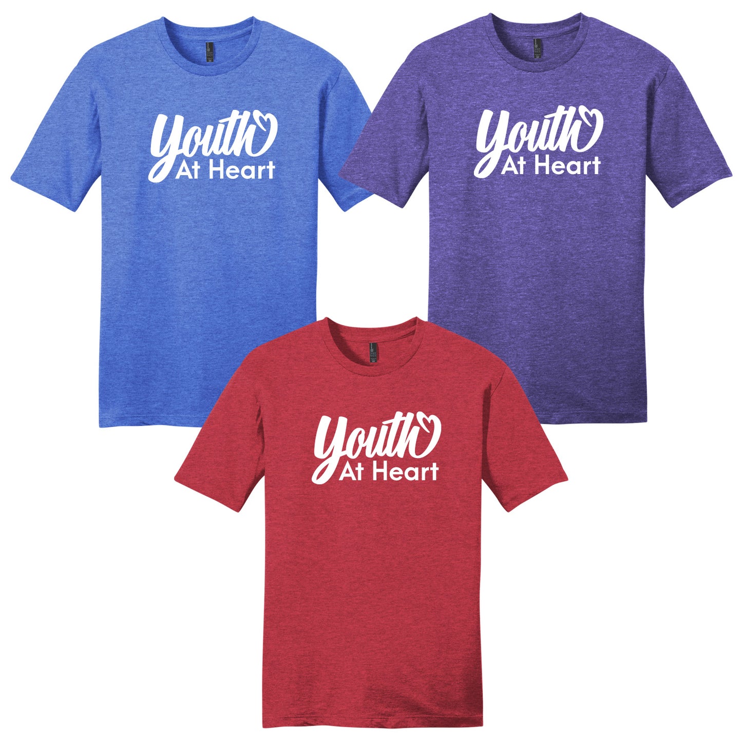 Youth At Heart - "YAH Logo" Youth/Adult Unisex SS T
