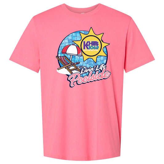 106.9 K-Hits - "Poolside" Adult Unisex Fashion Blended SS T