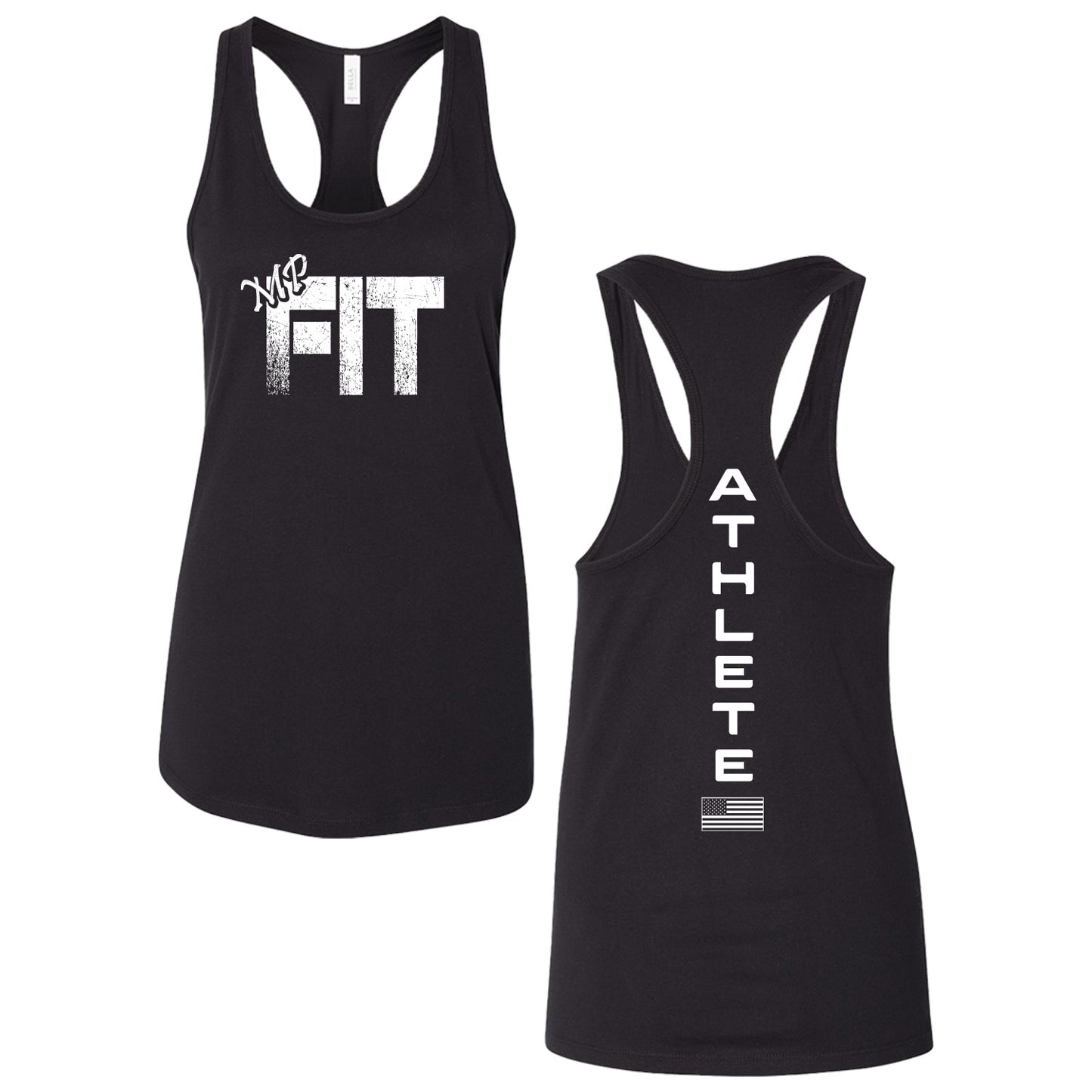 MP Fitness - "Athlete" Women's Jersey Racerback Tank Top
