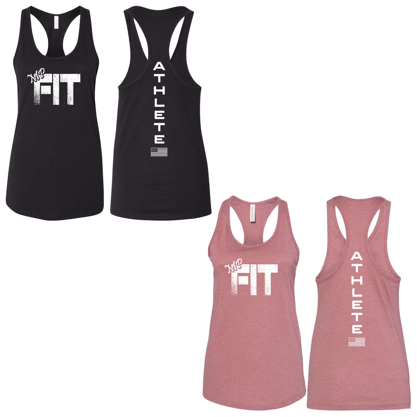 MP Fitness - "Athlete" Women's Jersey Racerback Tank Top
