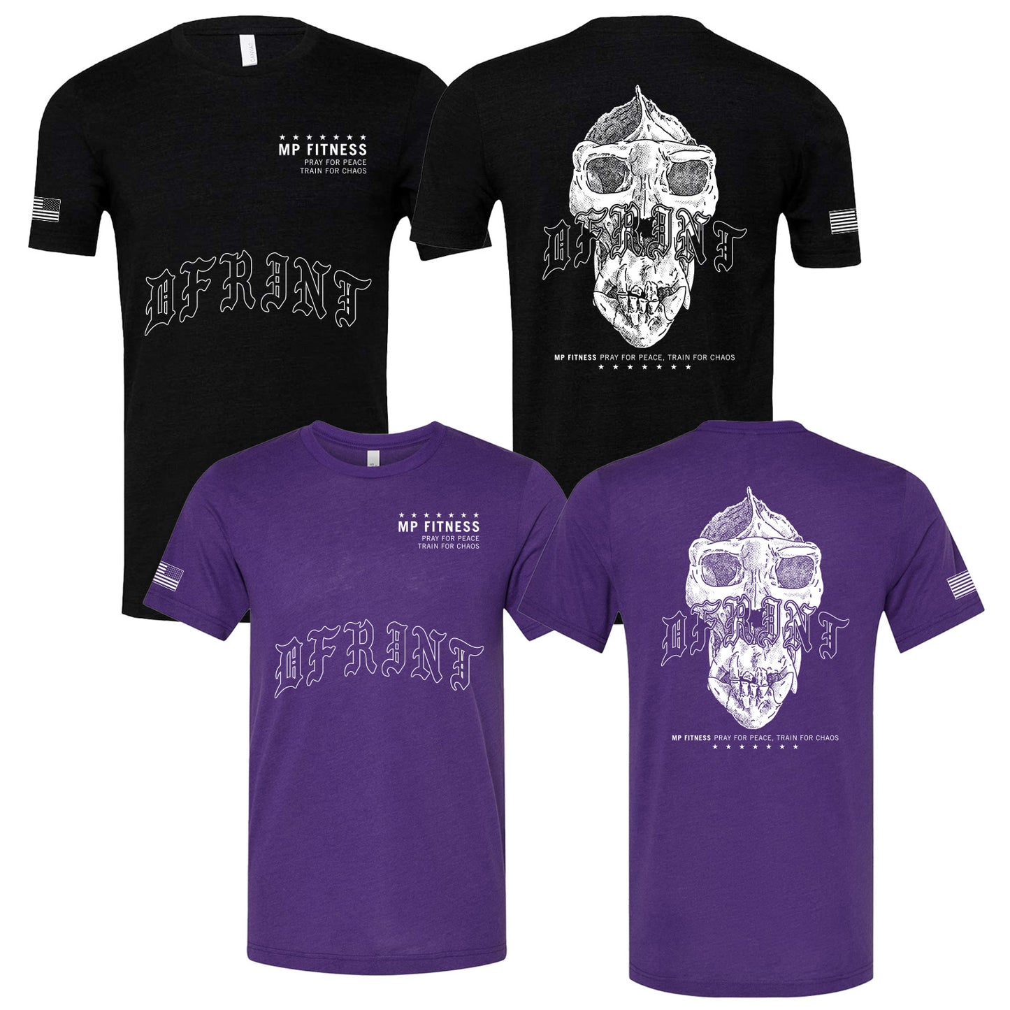 MP Fitness - "DFRINT" Adult/Unisex Tri-Blend SS T