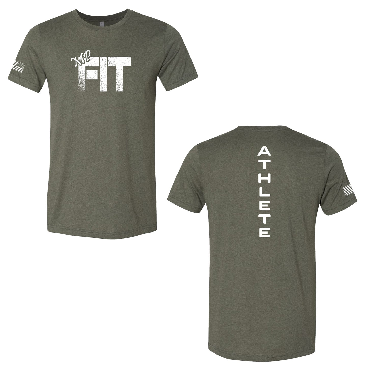 MP Fitness - "Athlete" Adult Unisex Fashion Blended SS T