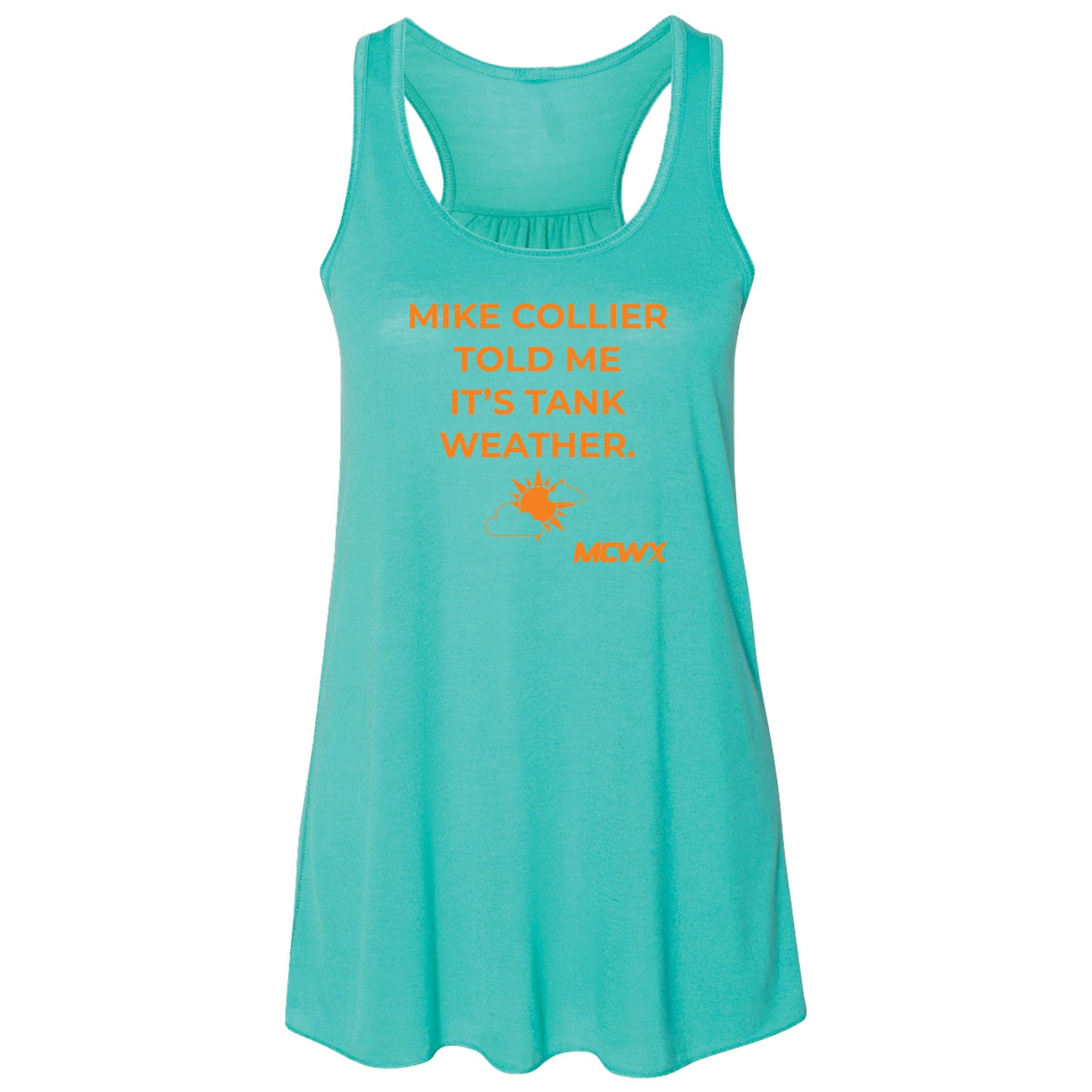 Mike Collier WX - "Tank Weather" Ladies Flowy Tank Top
