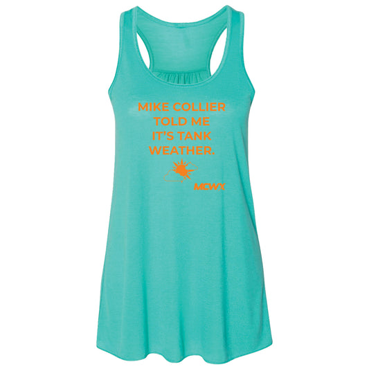 Mike Collier WX - "Tank Weather" Ladies Flowy Tank Top