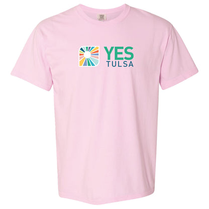 YES TULSA - Adult/Unisex Garment Dyed Short Sleeve T