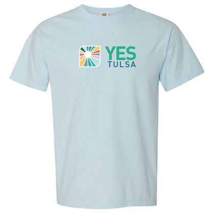 YES TULSA - Adult/Unisex Garment Dyed Short Sleeve T