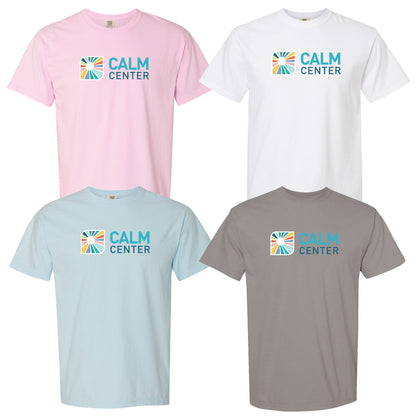 CALM CENTER - Adult/Unisex Garment Dyed Short Sleeve T