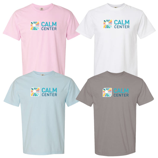 CALM CENTER - Adult/Unisex Garment Dyed Short Sleeve T
