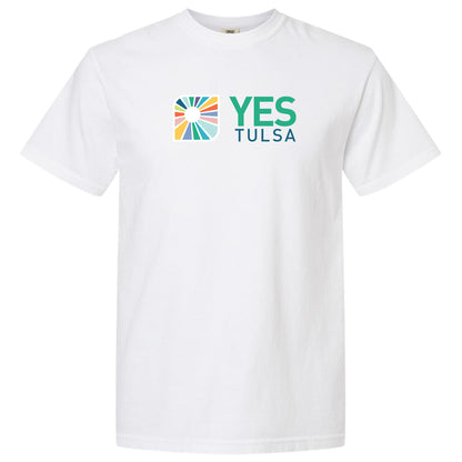 YES TULSA - Adult/Unisex Garment Dyed Short Sleeve T