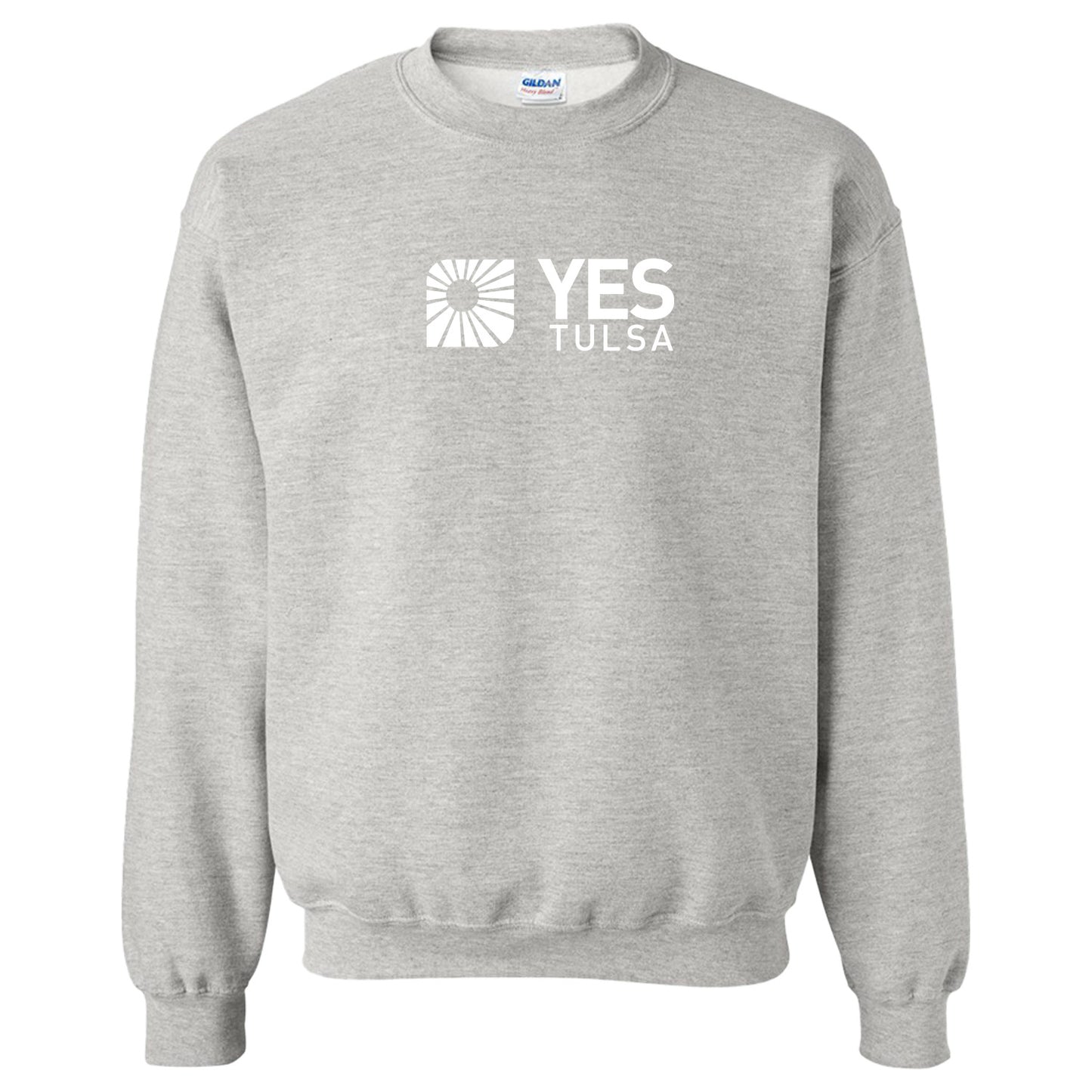 YES TULSA - Adult/Unisex Heavy Blend Crewneck Sweatshirt