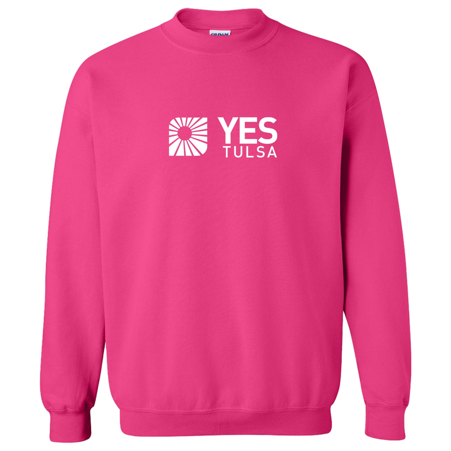 YES TULSA - Adult/Unisex Heavy Blend Crewneck Sweatshirt