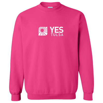 YES TULSA - Adult/Unisex Heavy Blend Crewneck Sweatshirt