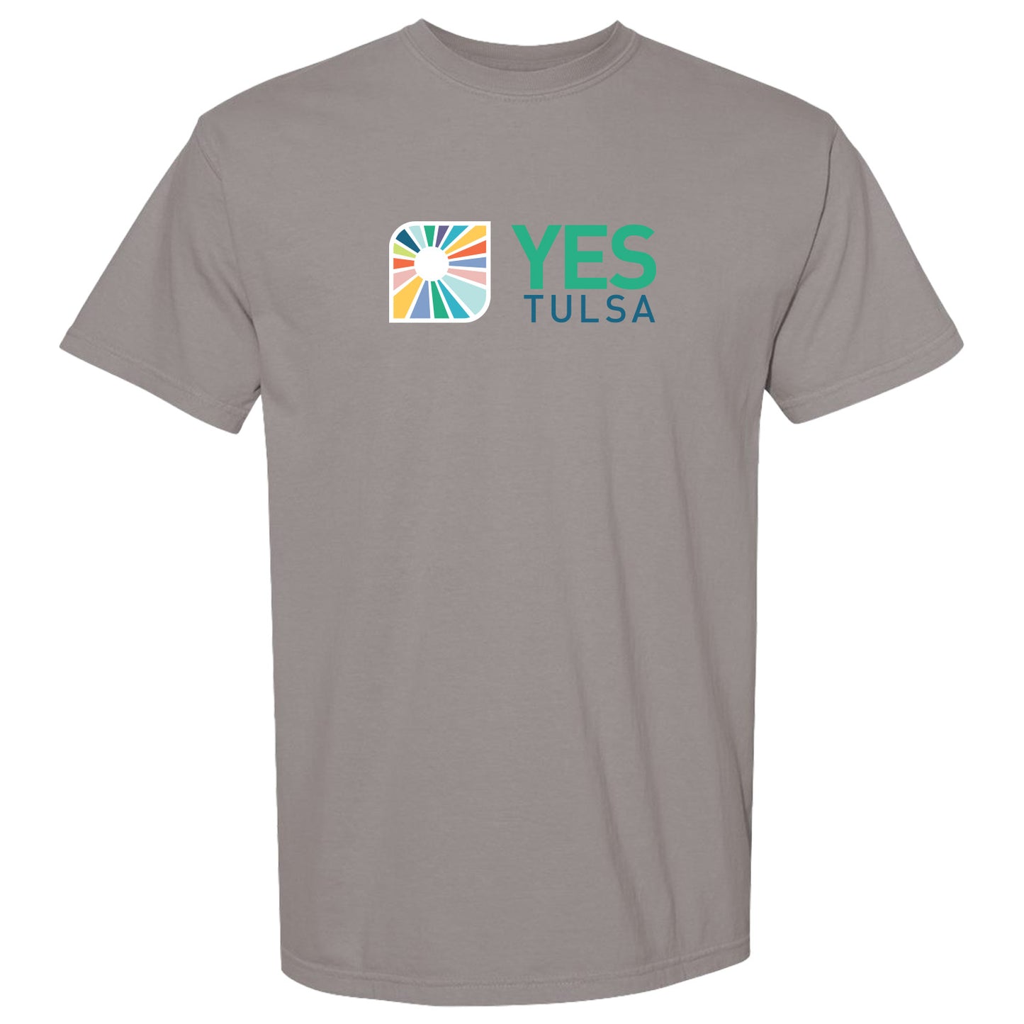 YES TULSA - Adult/Unisex Garment Dyed Short Sleeve T