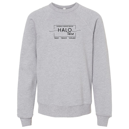 Halo Tulsa - Youth Sponge Fleece Crewneck Sweatshirt