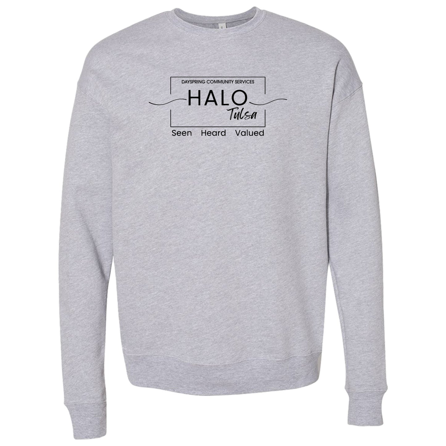 Halo Tulsa - Adult Sponge Fleece Drop Shoulder Crewneck Sweatshirt