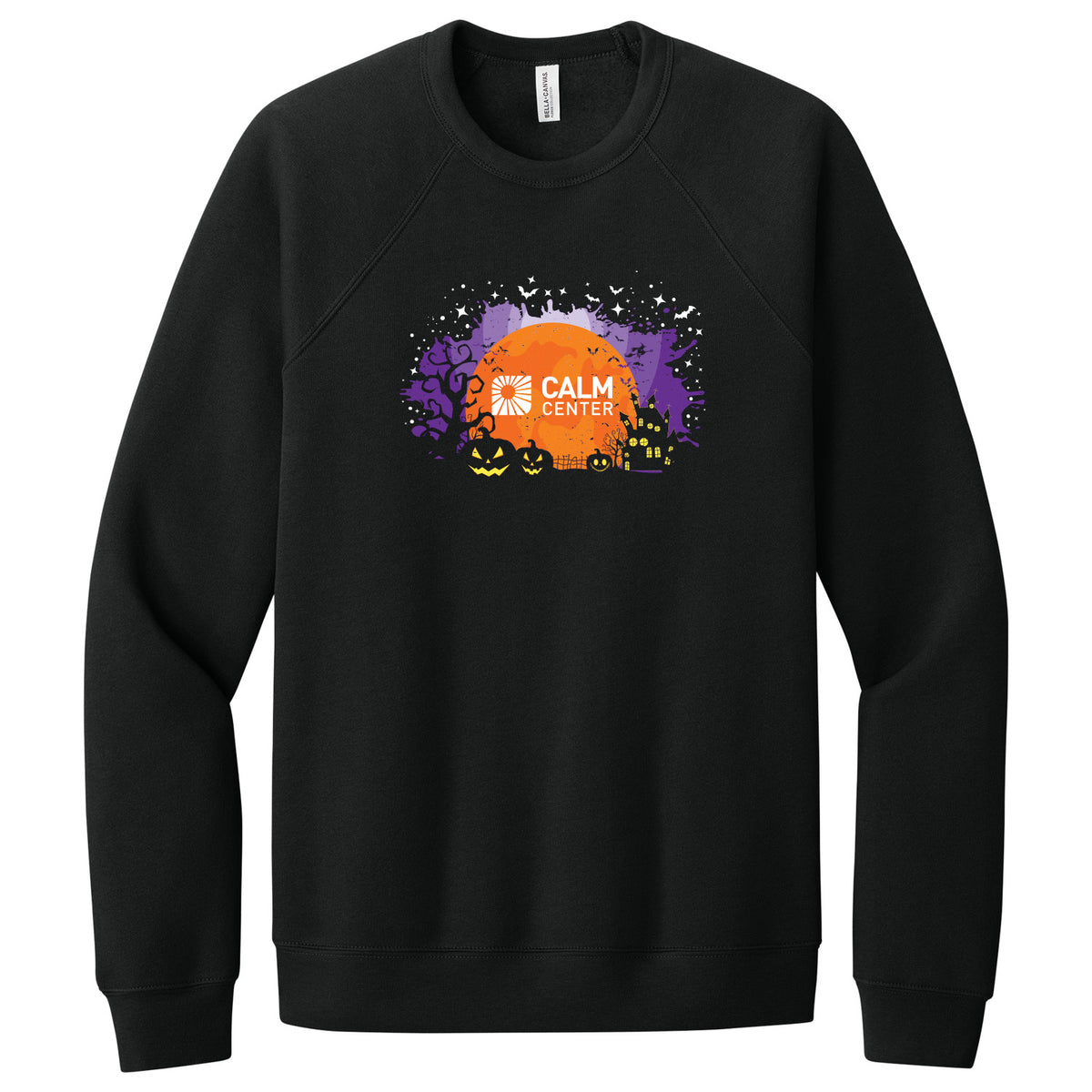 CALM CENTER - "Halloween" Adult Unisex Sponge Fleece Crewneck Sweatshirt