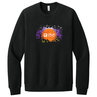 CALM CENTER - "Halloween" Adult Unisex Sponge Fleece Crewneck Sweatshirt