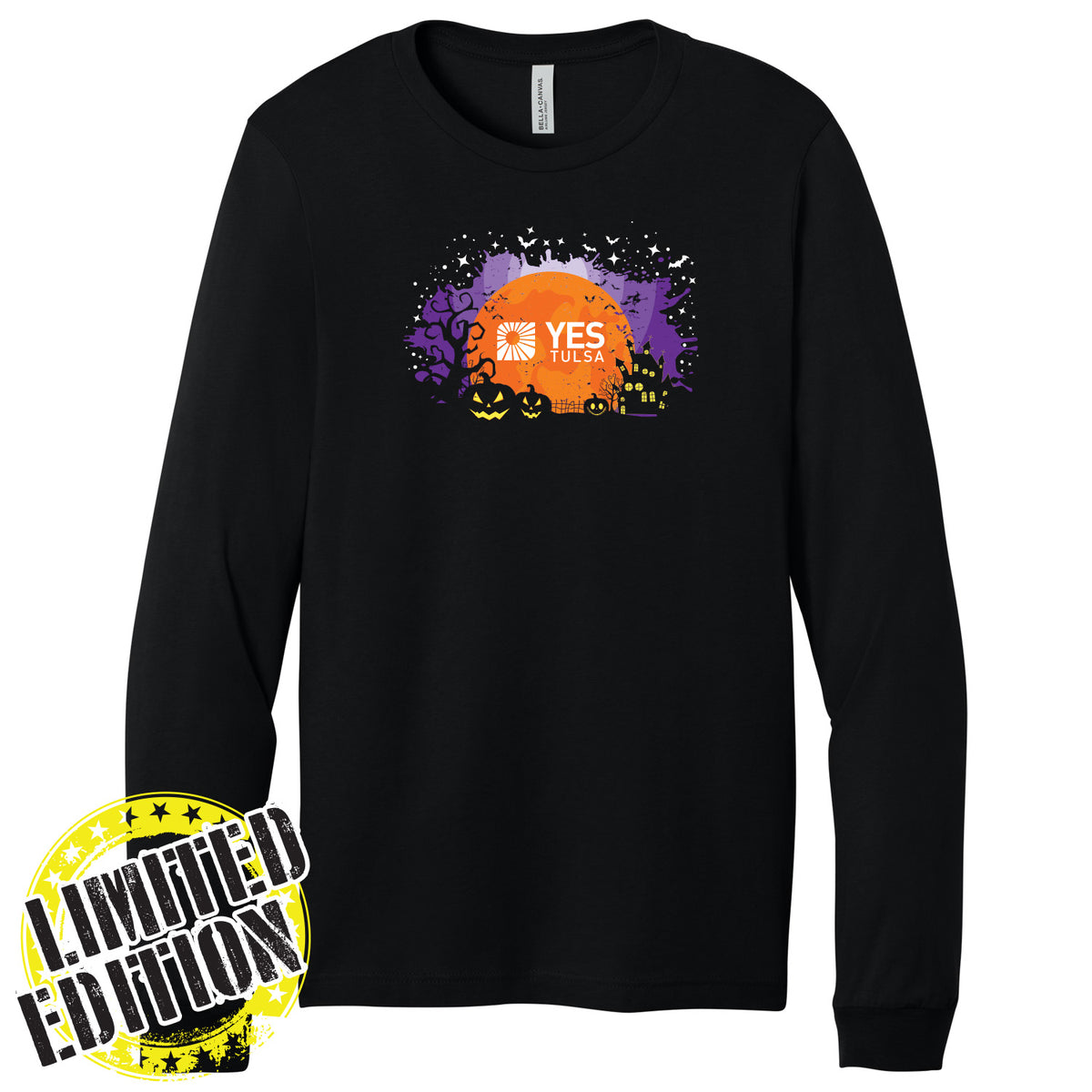 YES TULSA - "Halloween" Adult Unisex Fashion Soft LS T
