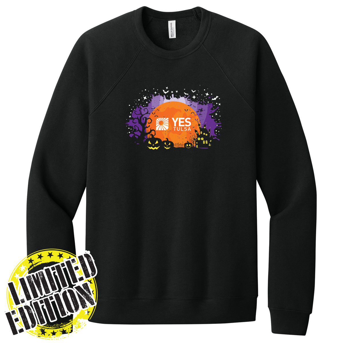YES TULSA - "Halloween" Adult Unisex Sponge Fleece Crewneck Sweatshirt