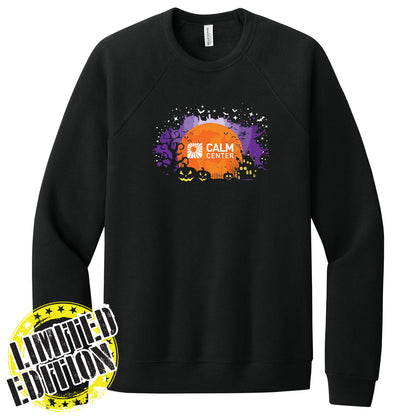 CALM CENTER - "Halloween" Adult Unisex Sponge Fleece Crewneck Sweatshirt